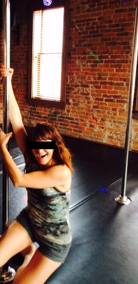 Just after a really impressive spin... Trust me!