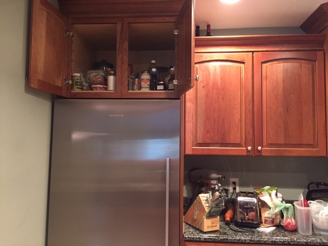 If you can guess what's up there... well then maybe YOU can make me dinner!