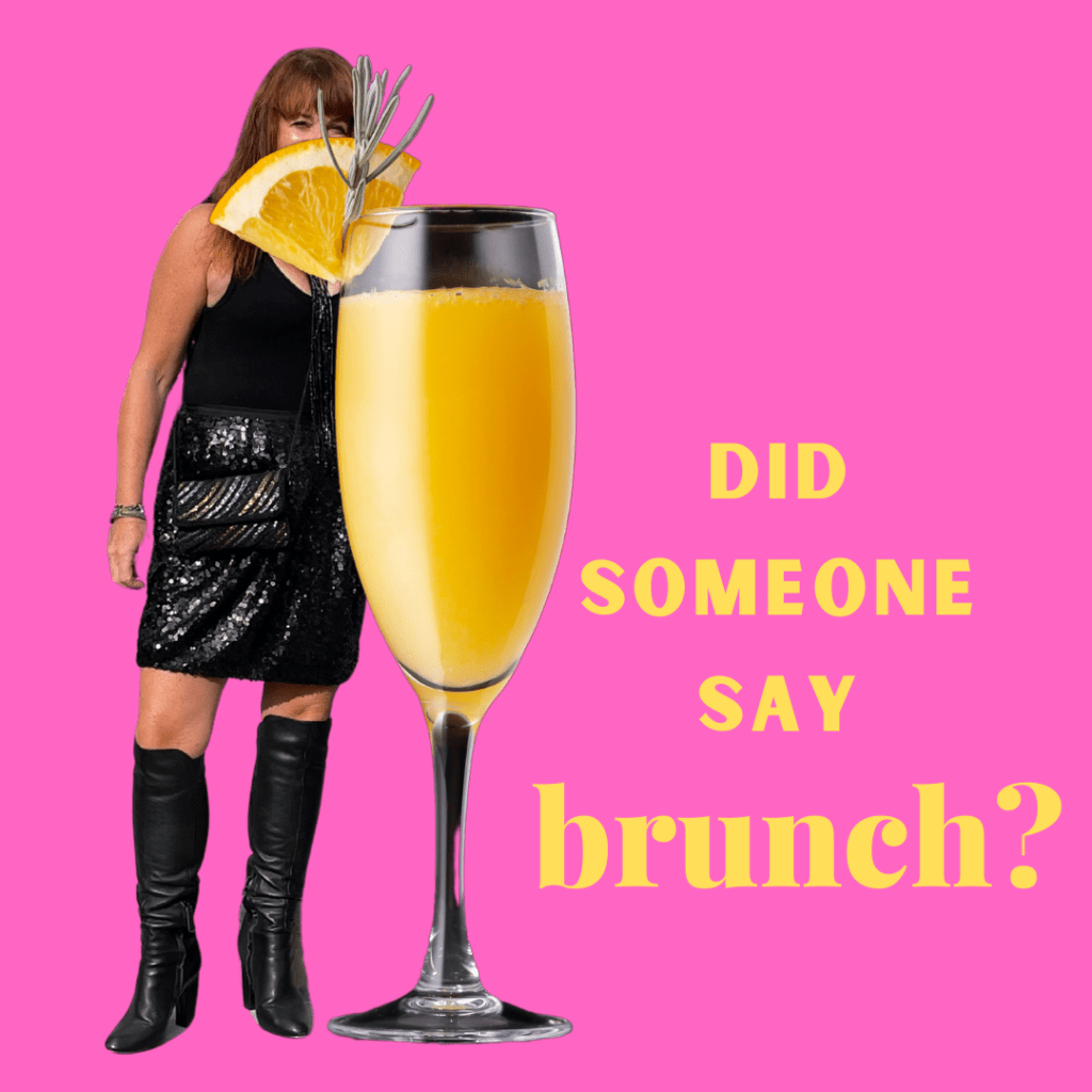 KitKat wearing a blingy brunch outfit